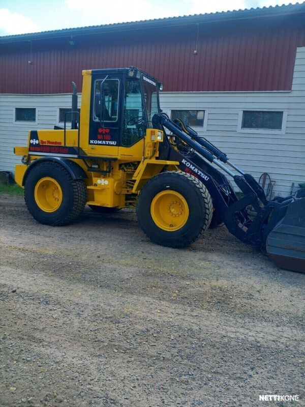 Komatsu WA 180 Moottori remontoitu, Sähköt uusittu 1990