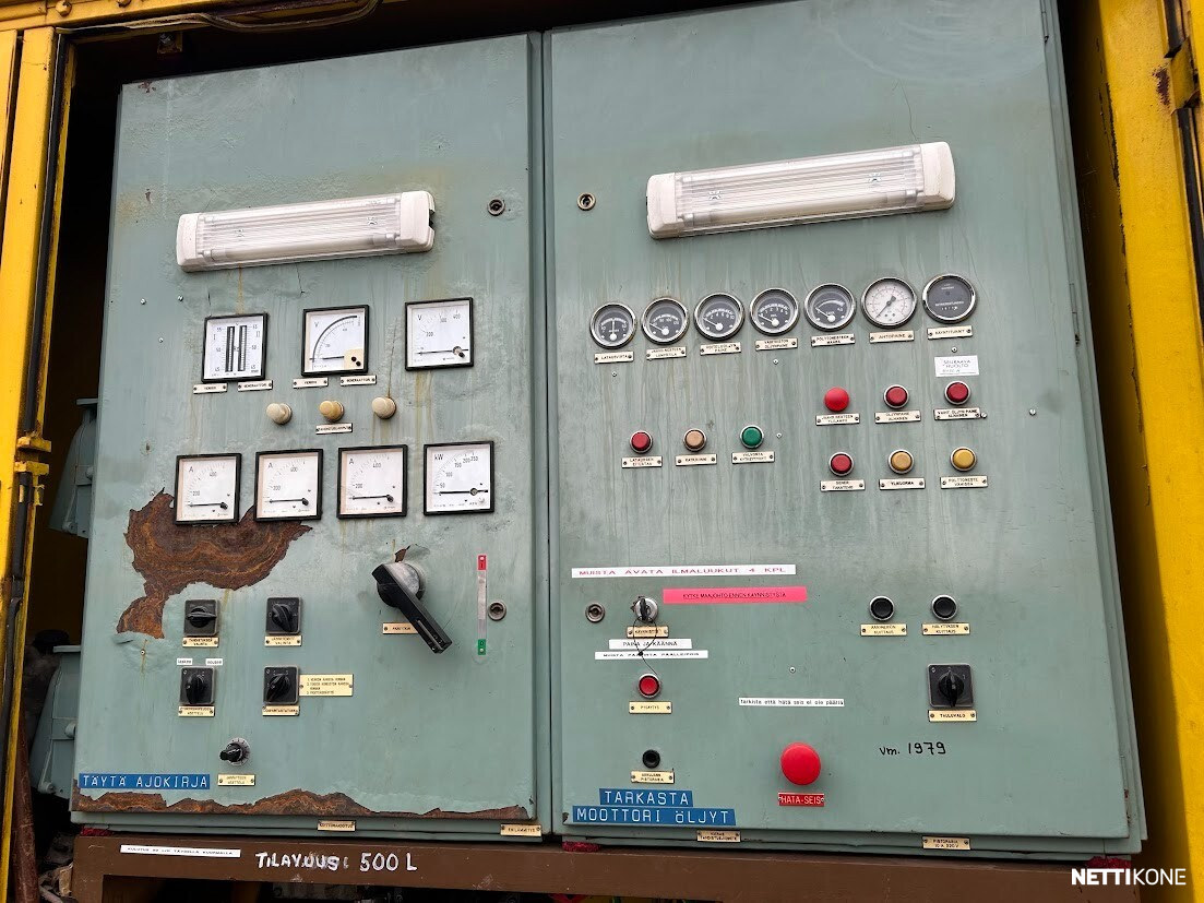 Strömberg **MYYTY**250kVa Generaattori Scanian DS14 V8 moottorilla 1979 - Image 9