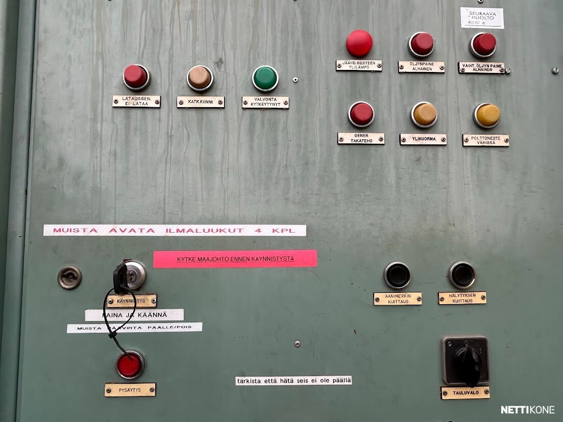 Strömberg **MYYTY**250kVa Generaattori Scanian DS14 V8 moottorilla 1979 - Image 12