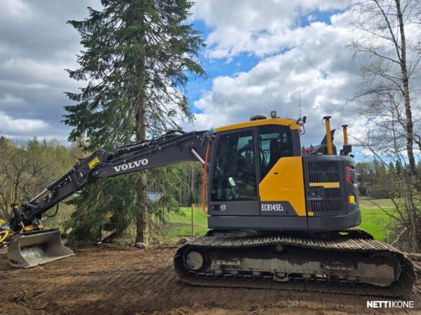 Volvo ECR 145 EL + Novatron 3D 95 000+alv *Rahoitus/Leasing tarjolla* 2019