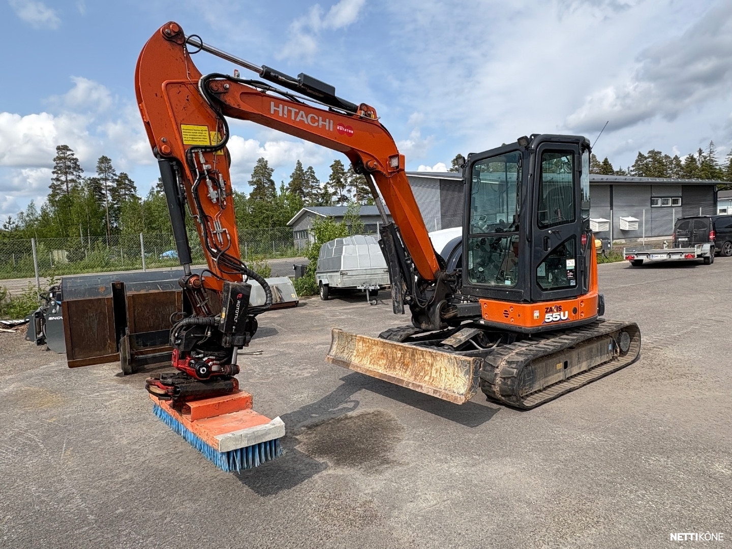 Hitachi ZX 55 U-6 Siistikuntoinen kaivuri vm2020, 1055h *Rahoitus/Leasing* 2020