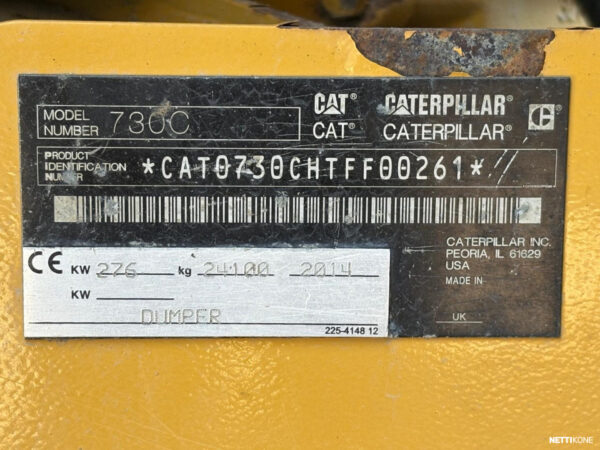 Caterpillar 730 C 99 000 alv 0 % *Rahoitus/Leasing tarjolla* 2014 - Image 21