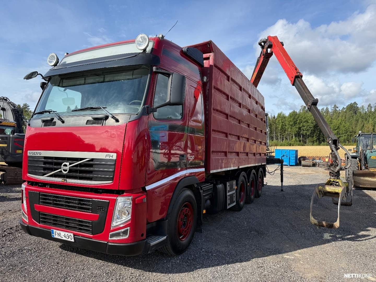 Volvo FH500 MYYTY!! NOSTURI PALFINGER EPSILON E110L97 SIISTI AUTO!! 2011 - Image 3