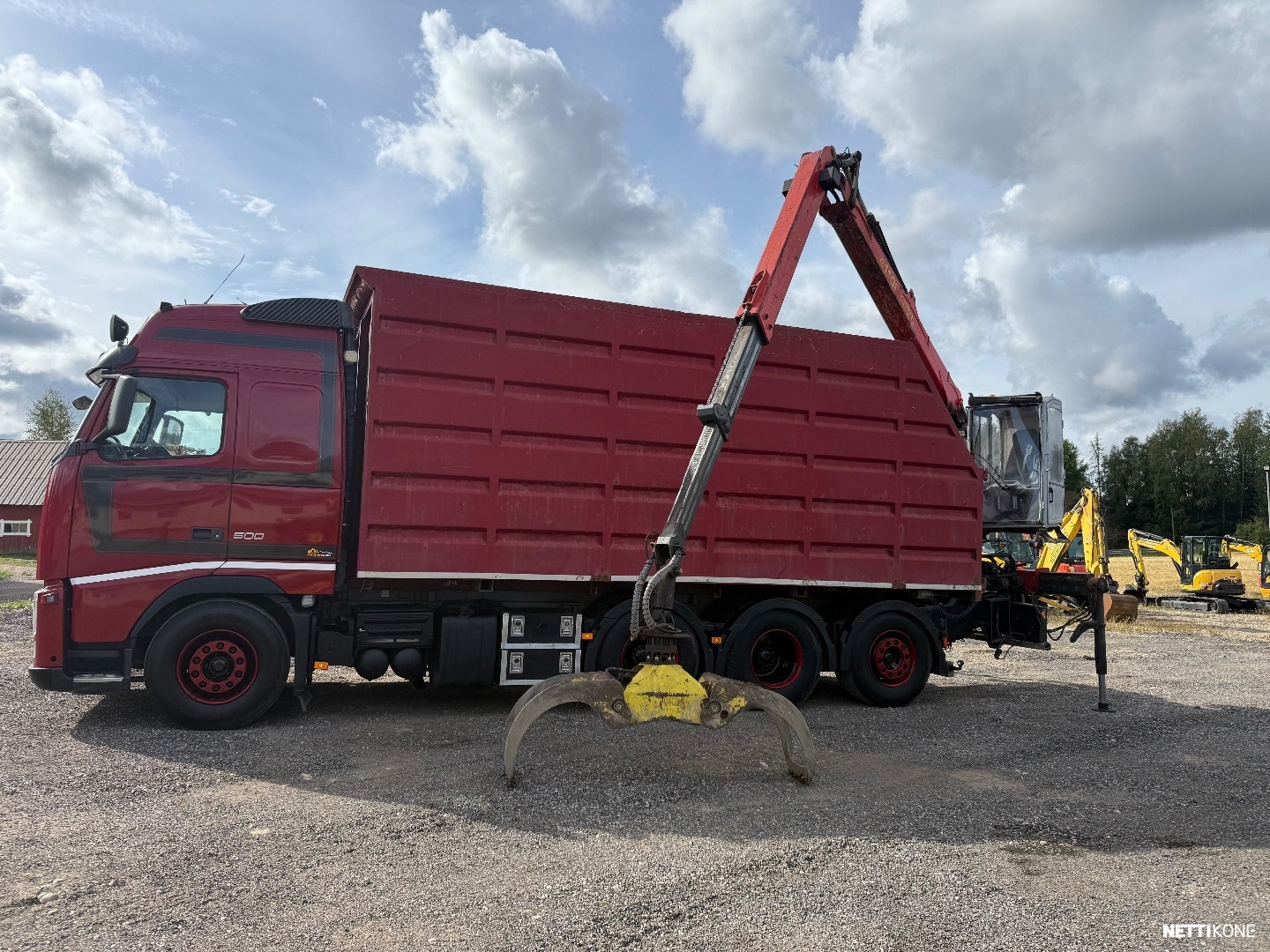 Volvo FH500 MYYTY!! NOSTURI PALFINGER EPSILON E110L97 SIISTI AUTO!! 2011