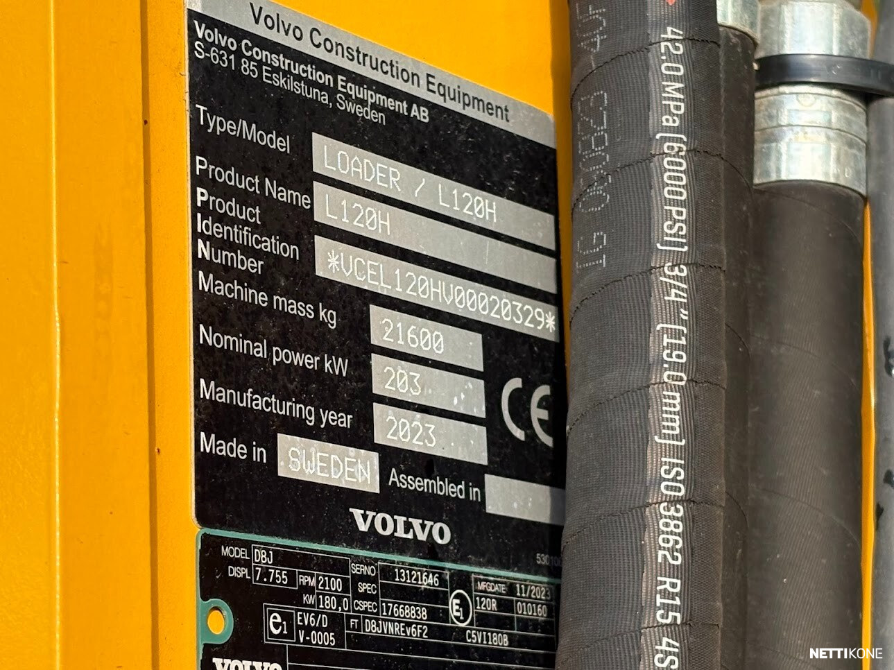 Volvo L 120 H 2023/2024 Vain 2000h, Vaihtoehto uudelle! Hyvät varusteet! *Rahoitus / Leasing* 2023 - Image 13