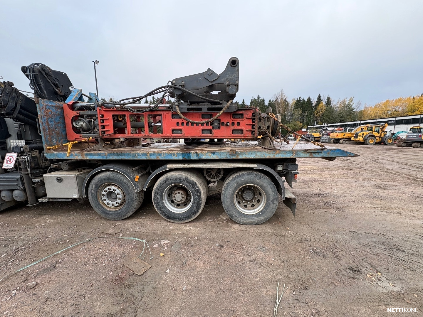 Volvo FM 420 8x4 Vaijerilaite + HIAB 220 C-4 nosturi Kauppaan kuuluu konelava ja roskalava 2002 - Image 22