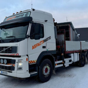 Volvo FM + Palfinger nosturi 28 500 alv 0 % *Kympitetty 12/2025* *RAHOITUS/LEASING TARJOLLA* 2007