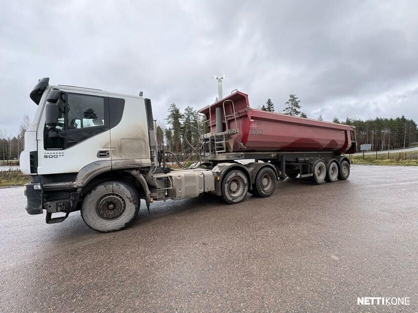 Iveco Trakker AT440T Euro 6, 500hv, Liukuteli kippikärry 45000,00€ + alv* Rahoitus / Leasing * 2018