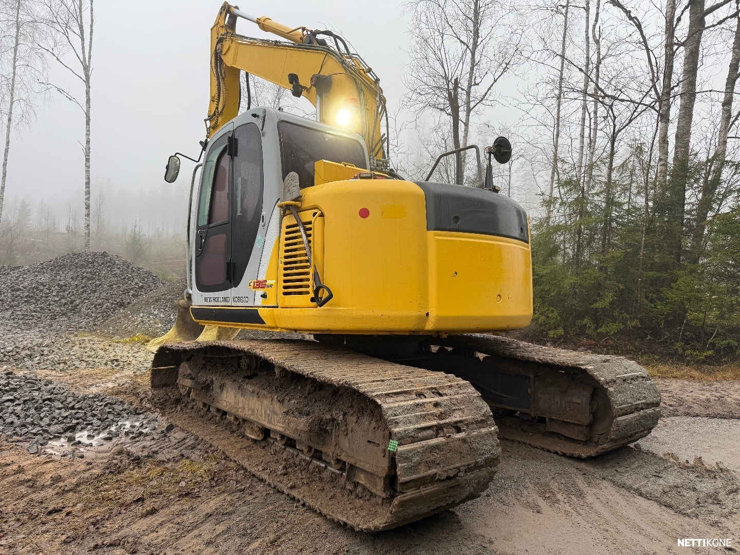 New Holland E135SR-1ES MYYTY !!! 32.000€ RAHOITUS/LEASING TARJOLLA* ENGCON*LUISKAKAUHA 2007 - Image 5