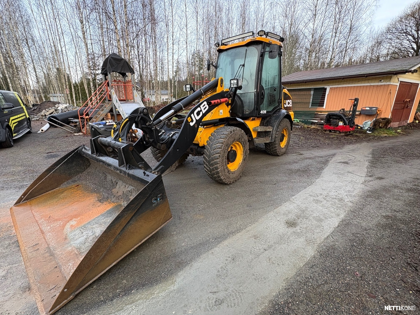 JCB 409 *VAIN 2864h* Nivelaura, kaksi kauhaa saatavilla *Rahoitus / Leasing* *VAIN 2864h* Nivelaura* *kaksi kauhaa saatavilla* 2010