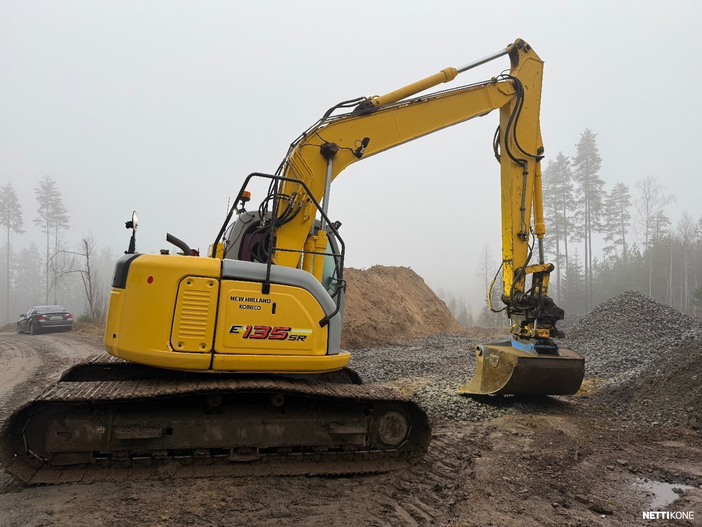 New Holland E135SR-1ES MYYTY !!! 32.000€ RAHOITUS/LEASING TARJOLLA* ENGCON*LUISKAKAUHA 2007 - Image 8