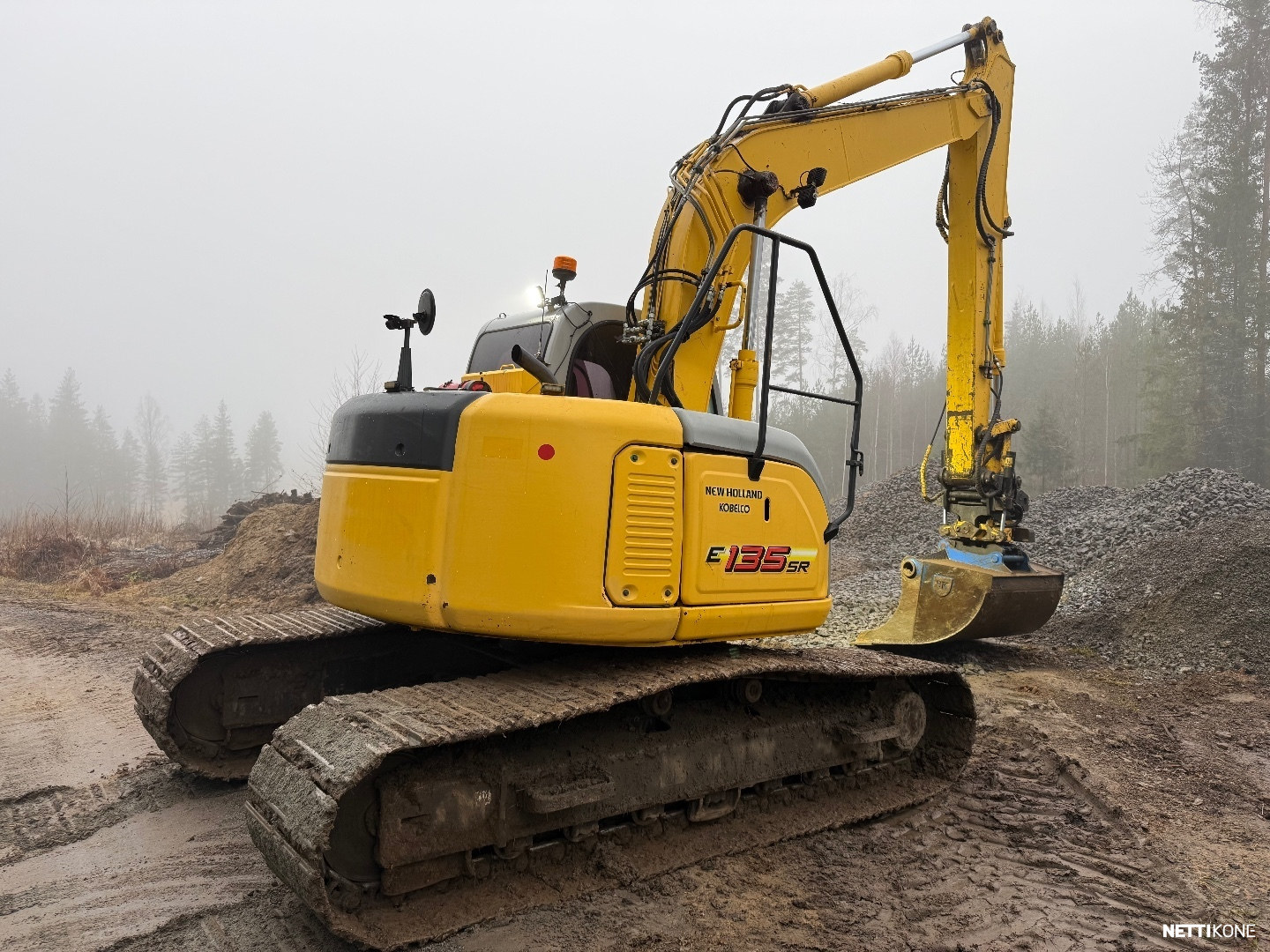 New Holland E135SR-1ES MYYTY !!! 32.000€ RAHOITUS/LEASING TARJOLLA* ENGCON*LUISKAKAUHA 2007 - Image 7