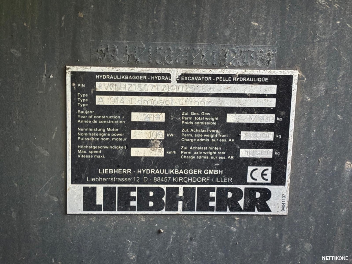 Liebherr A 914 Compact 89.000 €alv0 COMPACT LITRONIC* NOVATRON 3D* ENGCON EC 219*KAUHAT*RAHOITUS* LEASING *SIISTI KONE! 2018 - Image 28