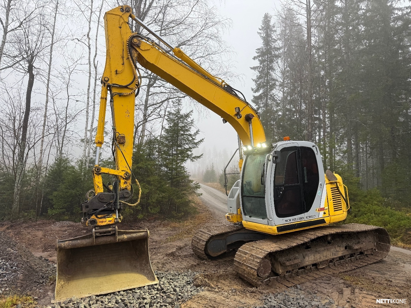 New Holland E135SR-1ES MYYTY !!! 32.000€ RAHOITUS/LEASING TARJOLLA* ENGCON*LUISKAKAUHA 2007 - Image 4