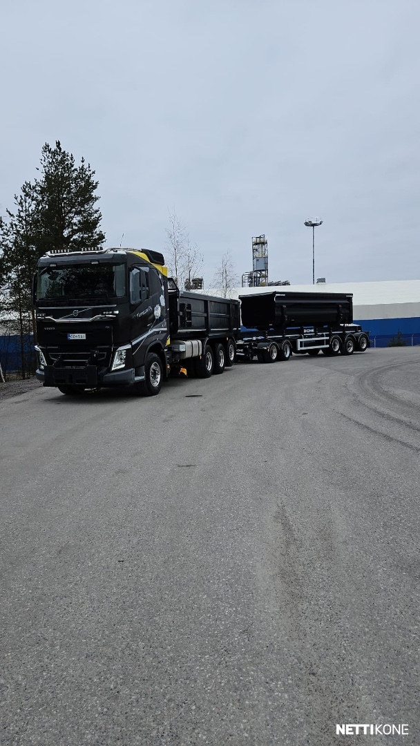 Volvo MYYTY !!FH540 PERÄVAUNU KOME* AURAVARUSTEET* SUOLAKONTTI* SIVUAURA 2018