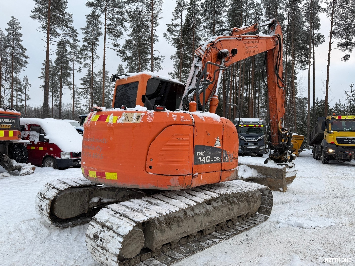 Doosan DX140 LCR 29.500€ALV0 RAHOITUS* LEASING TARJOLLA* LUISKAKAUHA* ENGCON* RASVARI 2010 - Image 7