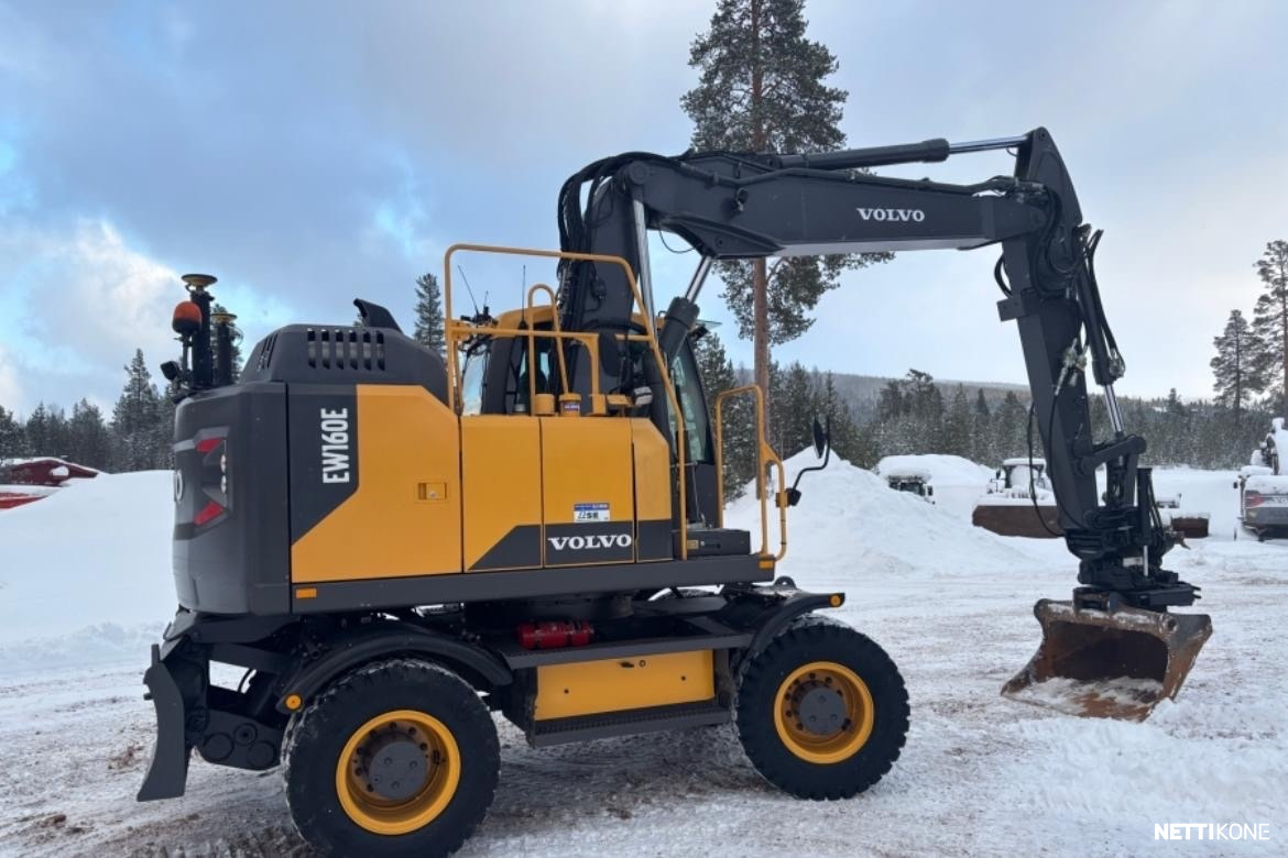 Volvo EW160E 89.000€ ALV0 RAHOITUS/LEASING TARJOLLA! LEICA 3D MITTARIT* TAITTOPUOMI* LUISKAKAUHA + PYÖRITTÄJÄ 2015 - Image 5
