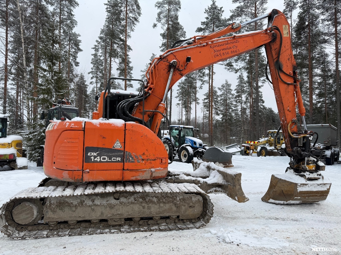 Doosan DX140 LCR 29.500€ALV0 RAHOITUS* LEASING TARJOLLA* LUISKAKAUHA* ENGCON* RASVARI 2010 - Image 8