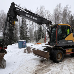 Volvo EWR 150 E MYYTY/SOLD !!! 75 000 alv 0 % *Leica iCon 3D* *Rototilt R8+sakset* *Rahoitus/Leasing tarjolla* 2017