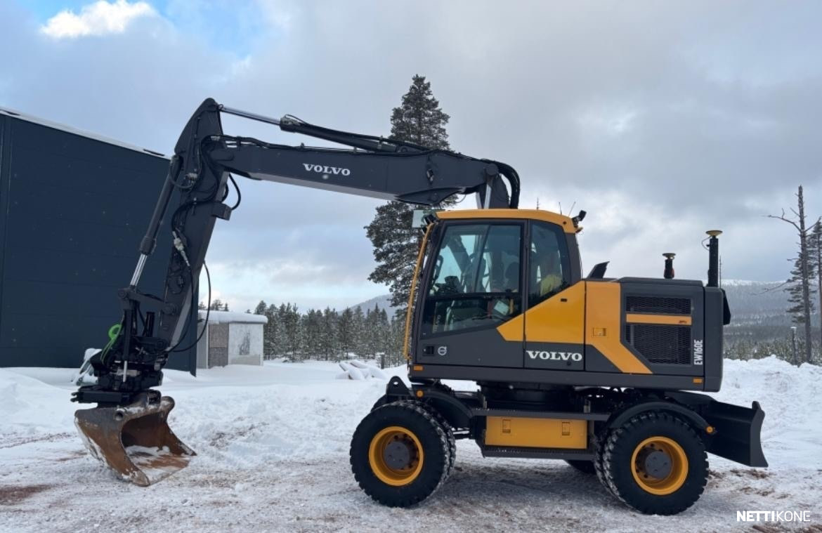Volvo EW160E 89.000€ ALV0 RAHOITUS/LEASING TARJOLLA! LEICA 3D MITTARIT* TAITTOPUOMI* LUISKAKAUHA + PYÖRITTÄJÄ 2015