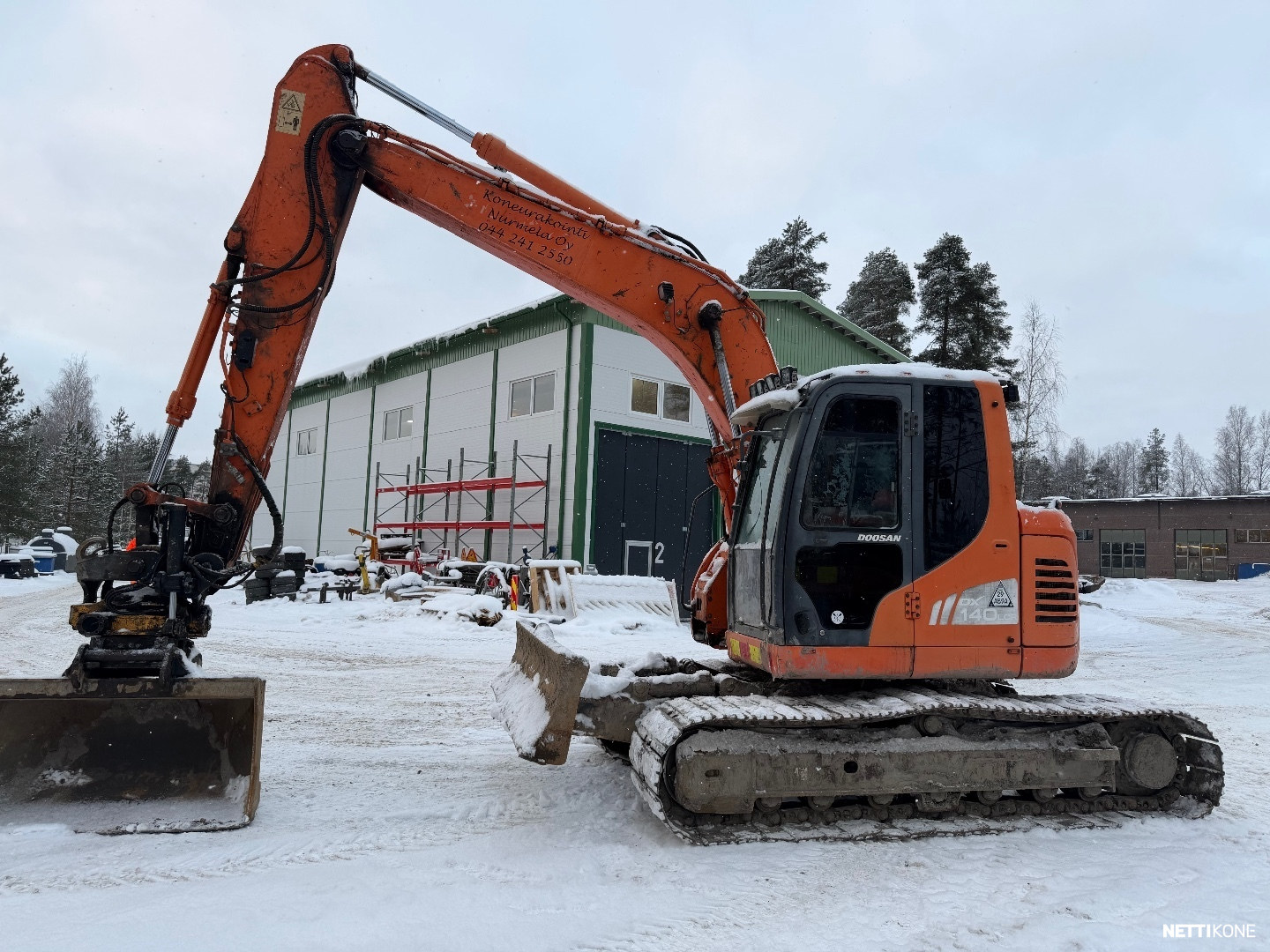 Doosan DX140 LCR 29.500€ALV0 RAHOITUS* LEASING TARJOLLA* LUISKAKAUHA* ENGCON* RASVARI 2010 - Image 4