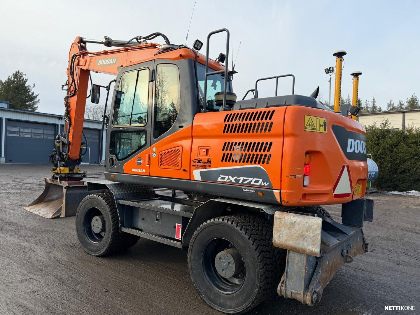 Doosan DX 170 W-5 75000 ALV 0 % *RAHOITUS TARJOLLA* *NOVATRON 3D* *ENGCON+SAKSET* *LUISKAKAUHA* *UUDET RENKAAT* 2018