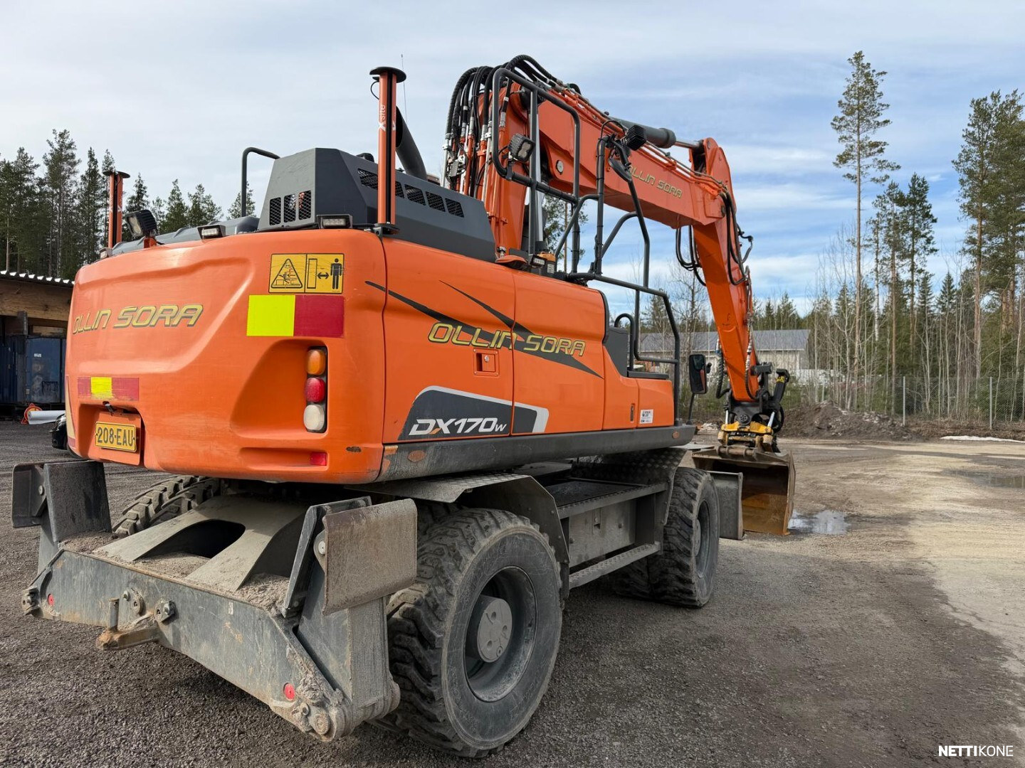 Doosan DX 170W-5 89 000 ALV 0 % *RAHOITUS/LEASING TARJOLLA* *VAIN 5400H* *ENGCON* *PIHTIKASETTI* *PYÖRITYSANTURI* 2019 - Image 6