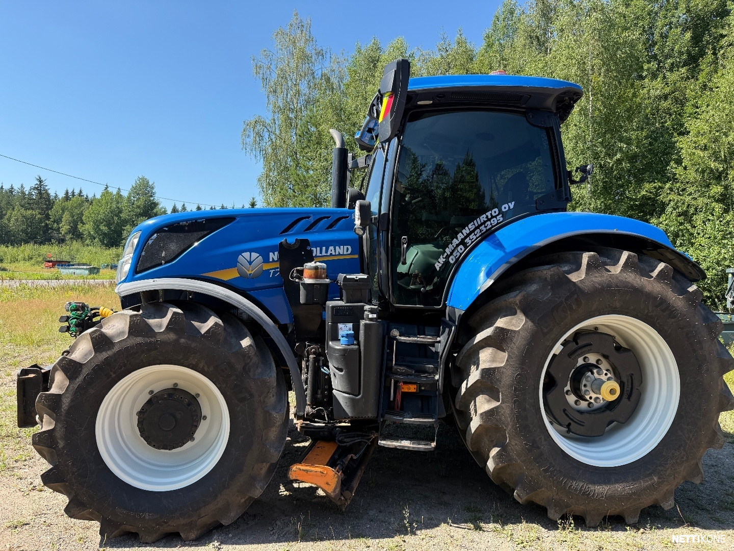 New Holland T7.245 115.000€ALV0 RAHOITUS/LEASING TARJOLLA! PC LAATIKOLLA* ALATERÄ* AURAPUKKI 0