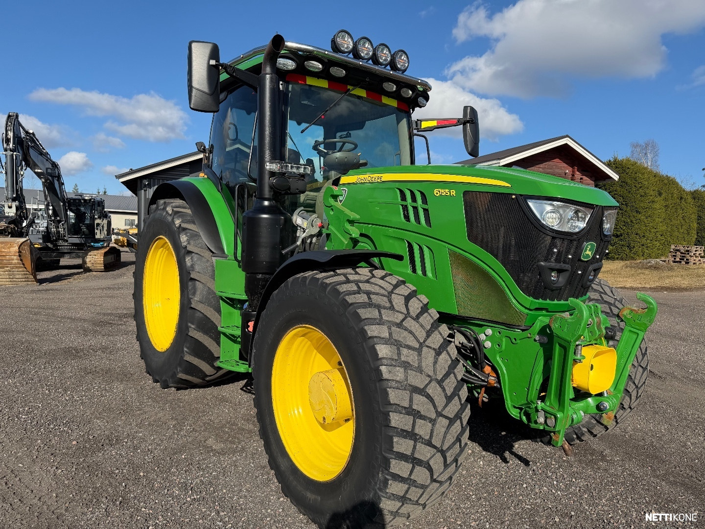 John Deere 6155R 93.000€ALV0 RAHOITUS/LEASING TARJOLLA! PREMIUM EDITION* ETUNOSTOLAITE* ETU PTO * SIISTI JONTIKKA 2022 - Image 6