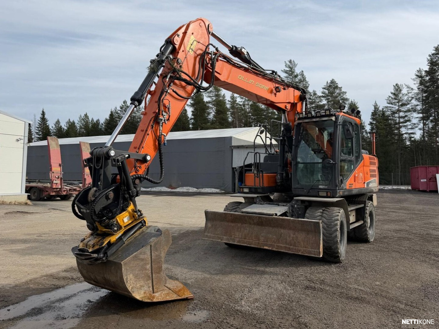 Doosan DX 170W-5 89 000 ALV 0 % *RAHOITUS/LEASING TARJOLLA* *VAIN 5400H* *ENGCON* *PIHTIKASETTI* *PYÖRITYSANTURI* 2019 - Image 3