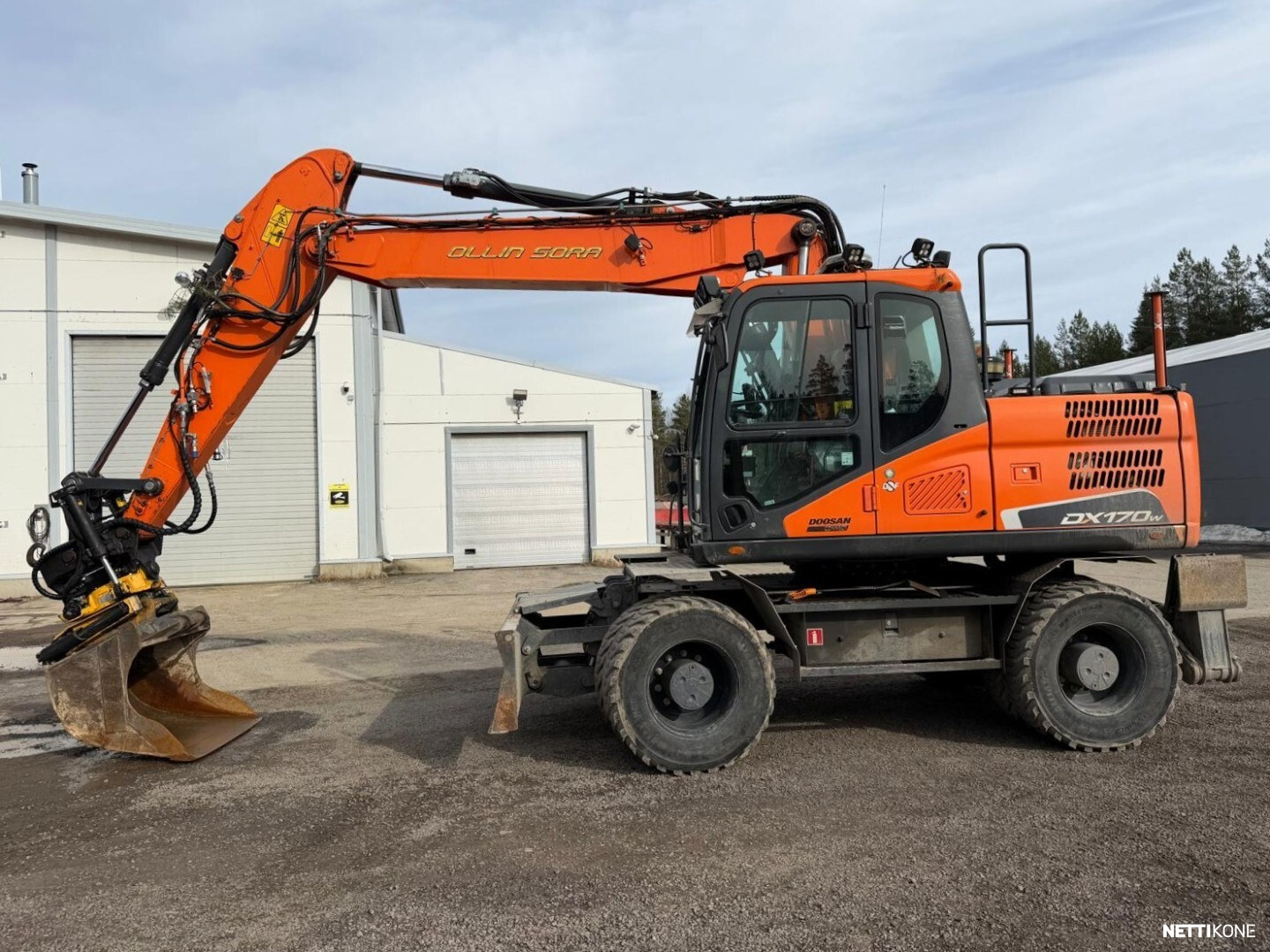 Doosan DX 170W-5 89 000 ALV 0 % *RAHOITUS/LEASING TARJOLLA* *VAIN 5400H* *ENGCON* *PIHTIKASETTI* *PYÖRITYSANTURI* 2019