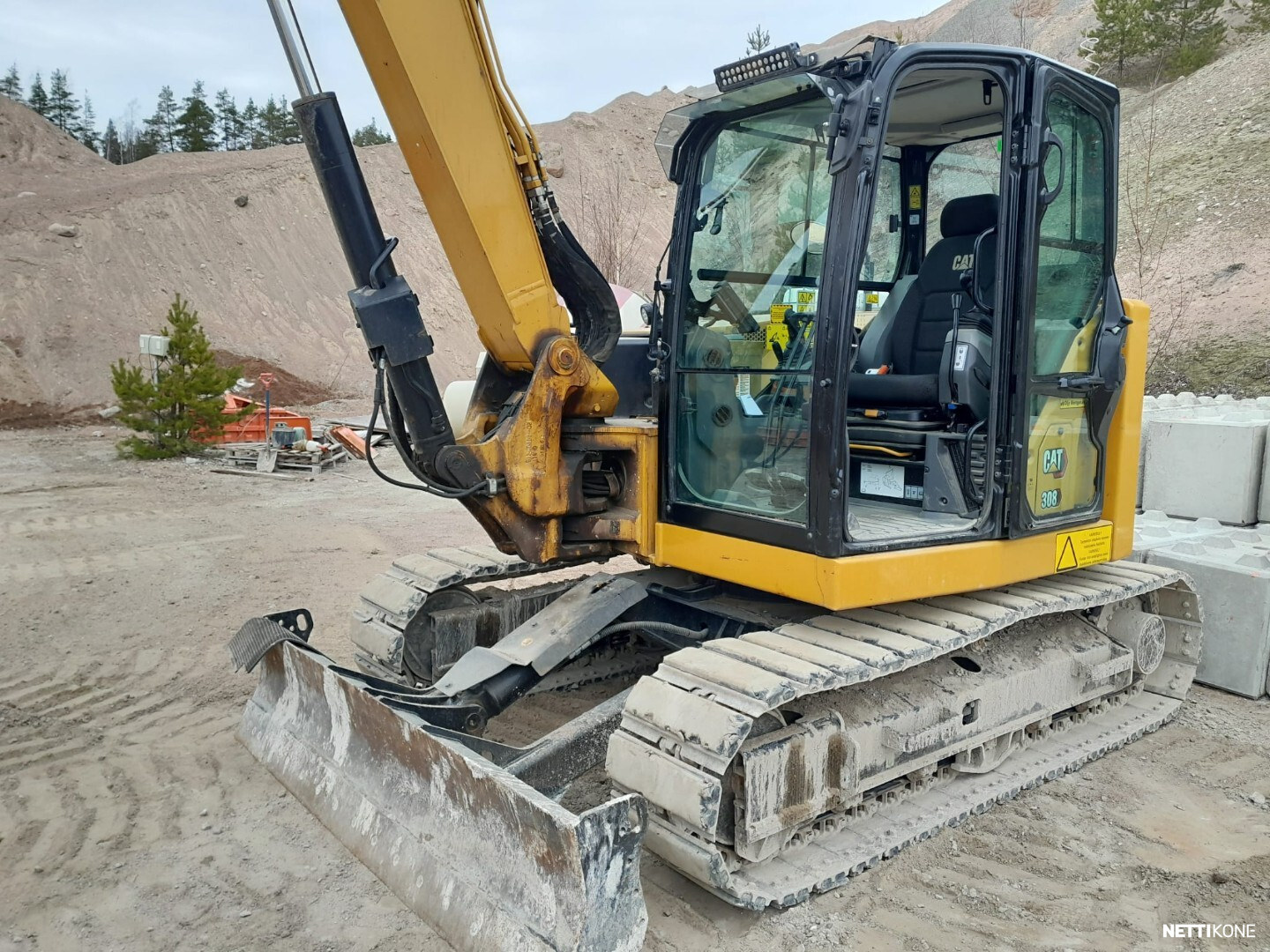 Caterpillar 308 68 000 ALV 0 % *RAHOITUS/LEASING TARJOLLA* *ROTOTILT+PIHTI* *LUISKAKAUHA* *RASVARI* *SUOMIKONE* 2021 - Image 21