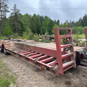 JPM FORESTRY MYYTY !!! 22.000€ALV0 RAHOITUS/LEASING TARJOLLA! 33T KANTAVUUS* 13.5M KOKONAISPITUUS* 1+3 AKS NOSTOLLA 0