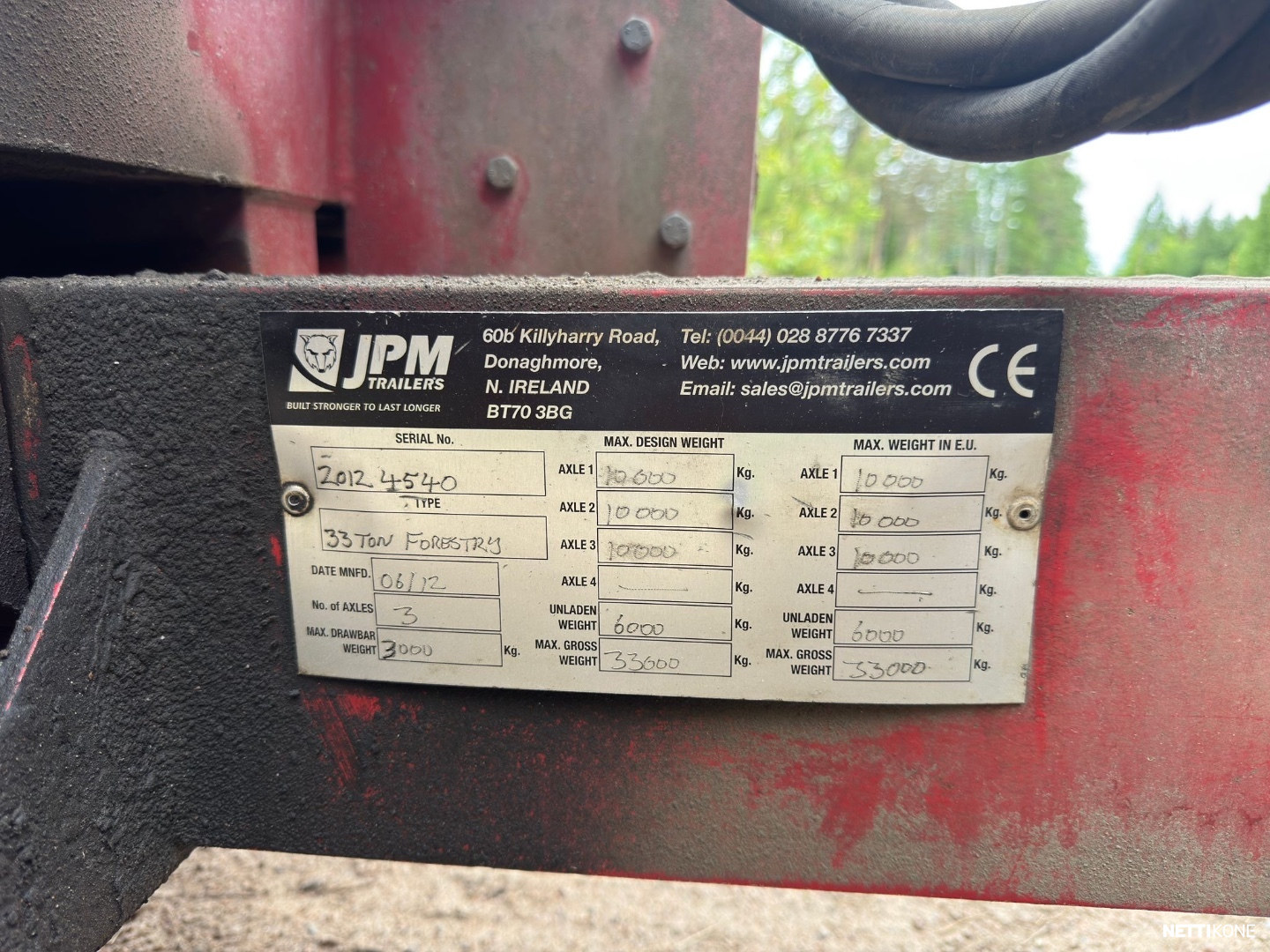 JPM FORESTRY MYYTY !!! 22.000€ALV0 RAHOITUS/LEASING TARJOLLA! 33T KANTAVUUS* 13.5M KOKONAISPITUUS* 1+3 AKS NOSTOLLA 0 - Image 20