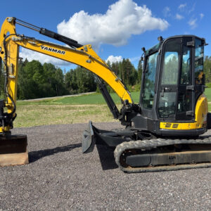 Yanmar VIO57-u 34.000€ALV0 RAHOITUS/ LEASING TARJOLLA! SIISTI KONE * ENGCON *LUISKAKAUHA 2016